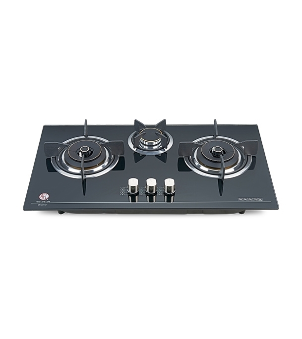 RFL Built In Gls LPG Hob Orchid 3 Burner