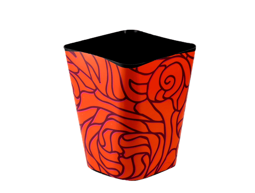 Home and Living Household Square Paper Basket Black RFL products