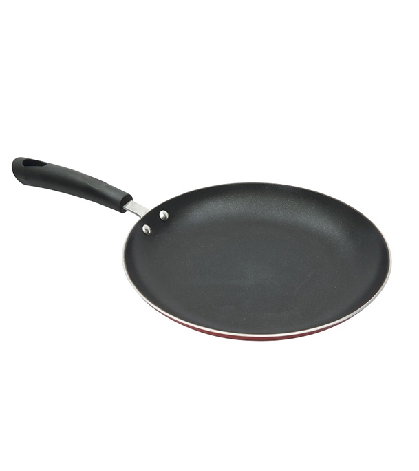 IMPEX RED Non Stick Tawa Pan (Itp 2620 - 26cm), Size: 26 Cm