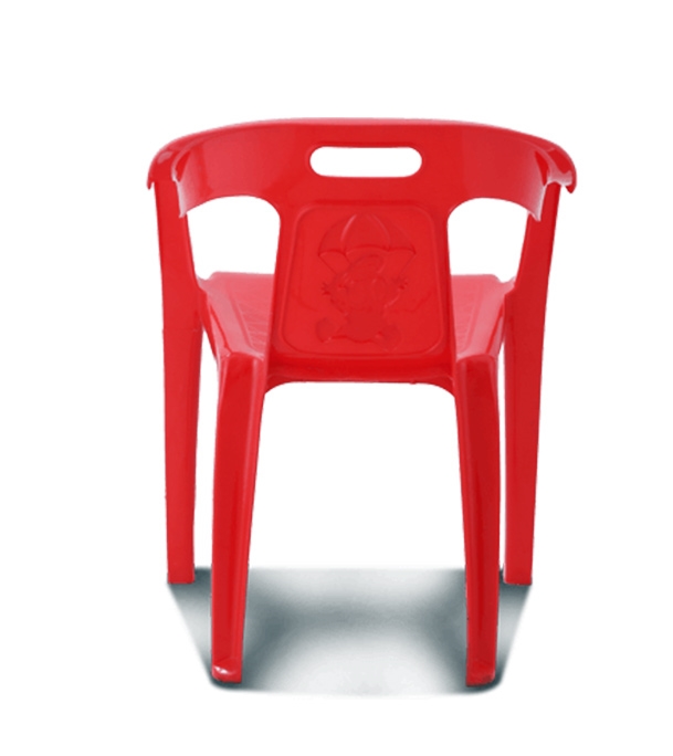 Red plastic online chair