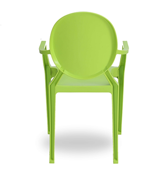 lime green circle chair