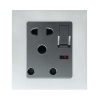 BLAZE CROWN 3 & 2PIN ROUND SOCKET WITH SWITCH 15A- 876691