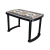 4 SEATED DELUXE TABLE PRINT BLACK ROYAL (PL/L) TEL