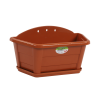 MULTIPURPOSE SEED PLANTER 12" WITH TRAY-BROWN