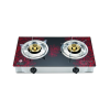 RFL Glass Double Gas Stove Rosee LPG