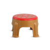 TWO COLOR PRESIDENT STOOL SANDAL WOOD & RED