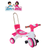 ROCK RIDER WITH SUPPORT HANDLE - PINK