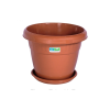 FLOWER TUB WITH TRAY 10L SANDAL WOOD