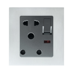 BLAZE CROWN 3 & 2PIN ROUND SOCKET WITH SWITCH 15A- 876691