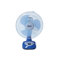 CLICK RECH. TABLE FAN-12''(BLUE)-USB CHARGER