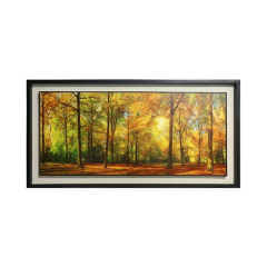 WOODEN FRAME FOREST (41X21) 88249