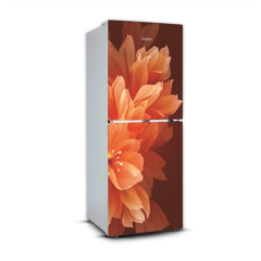 Vision Glass Door Refrigerator RE-185 Litre Lily Orange