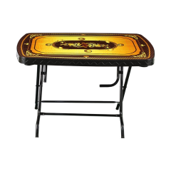 4 SEATED DELUXE TABLE-PRINT BLACK GOLDEN (ST/L)-TE-861698