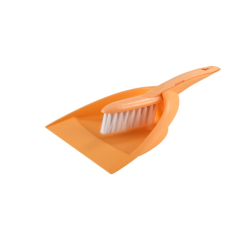 DUST PAN WITH BRUSH ROYAL