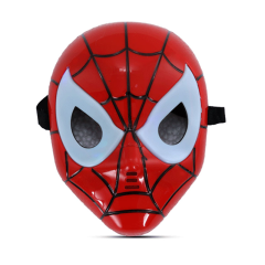 SUPER HERO SPIDERMAN MASK WITH LIGHT - RED