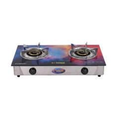 TOPPER DOUBLE GLASS AUTO GAS STOVE NG FUSION 805313