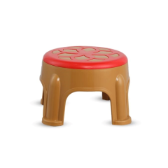 TWO COLOR PRESIDENT STOOL SANDAL WOOD & RED 
