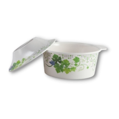 ITALIANO 10" MODERN COVER BOWL WITH LID SNOWDROP 899199