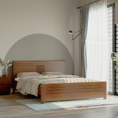 SIDON WOODEN DOUBLE BED | BDH-359-3-1-20 992477