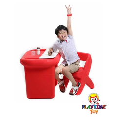 PLAYTIME SCHOLAR TABLE WITH CHAIR RED