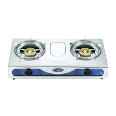TOPPER DOUBLE SS AUTO GAS STOVE NG A-203