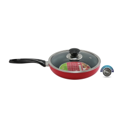 TOPPER NONSTICK GLAMOUR FRY PAN WITH LID IB (RED) 28 CM 805610