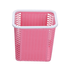 NET PAPER BASKET WITHOUT RING PINK