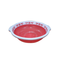 TWO COLOR RICE WASHING NET 37CM RED
