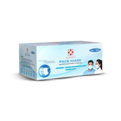 GETWELL FACE MASK (NON-WOVEN) WITH ZIPPER POLY 50 PCS (10 X 5)