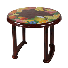 DINING TABLE 4 SEAT RO P L PRINT MIXED FRUIT RW