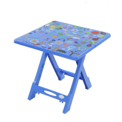 BABY FOLDING TABLE PRINTED MUSIC SM BLUE