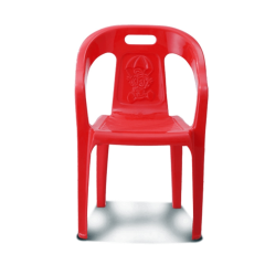 PLASTIC BABY CHAIR RED 