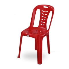 DINING CHAIR DELUXE (SPIRAL) - RED