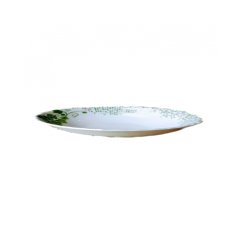 10.3" CRAZY COUP PLATE-SNOWDROP