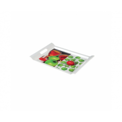 12.6" RTG HANDLE TRAY -AUTUMN APPLE