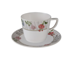 ITALIANO TULIP SMALL TEA CUP WITH SAUCER