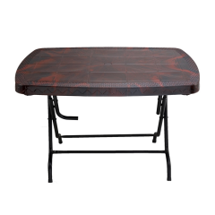 4 SEATED DELUXE TABLE ROSE WOOD ST/L TEL