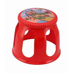 RELAX STOOL RED PRINTED TEL