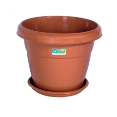 FLOWER TUB WITH TRAY 14L  SANDAL WOOD