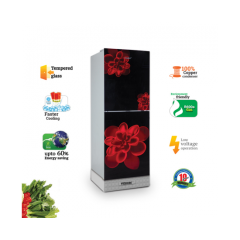 VISION GD REFRIGERATOR RE-216L RED ROSE FLOWER