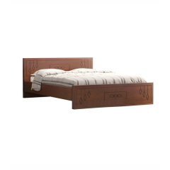 REGAL BLUEBELL WOODEN KING BED ANTIQUE