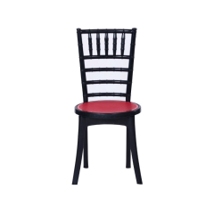 RFL  CLASSIC CROWN CHAIR (SOLID) - BLACK & RED 881340