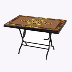 RESTAURANT TABLE 4 SEAT RO P/L PRINT MIX FRUIT -RW