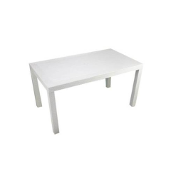 CAINO DINNER TABLE 4 SEAT P/L - WHITE