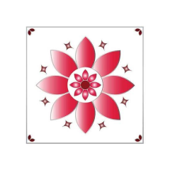 RED STAR CEILING PANEL 2'X2