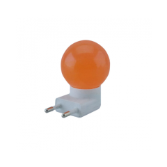 CLICK LED SMART NIGHT LAMP 0.5W-2PIN PLUG (ORANGE)