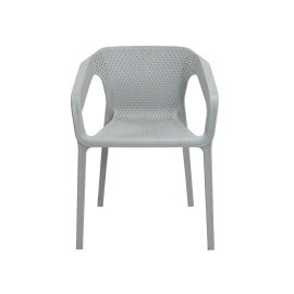 STYLEE CAFE ARM CHAIR GRAY