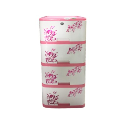 Home and Living Smart Closet 4 Drawer Elite Pink RFL Eshop