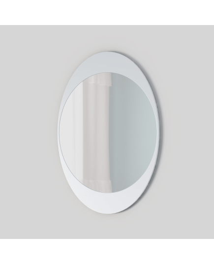 Wall Mirror- White Oval CRAFT ITEMS 993014