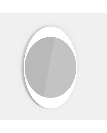 Wall Mirror- White Oval CRAFT ITEMS 993014